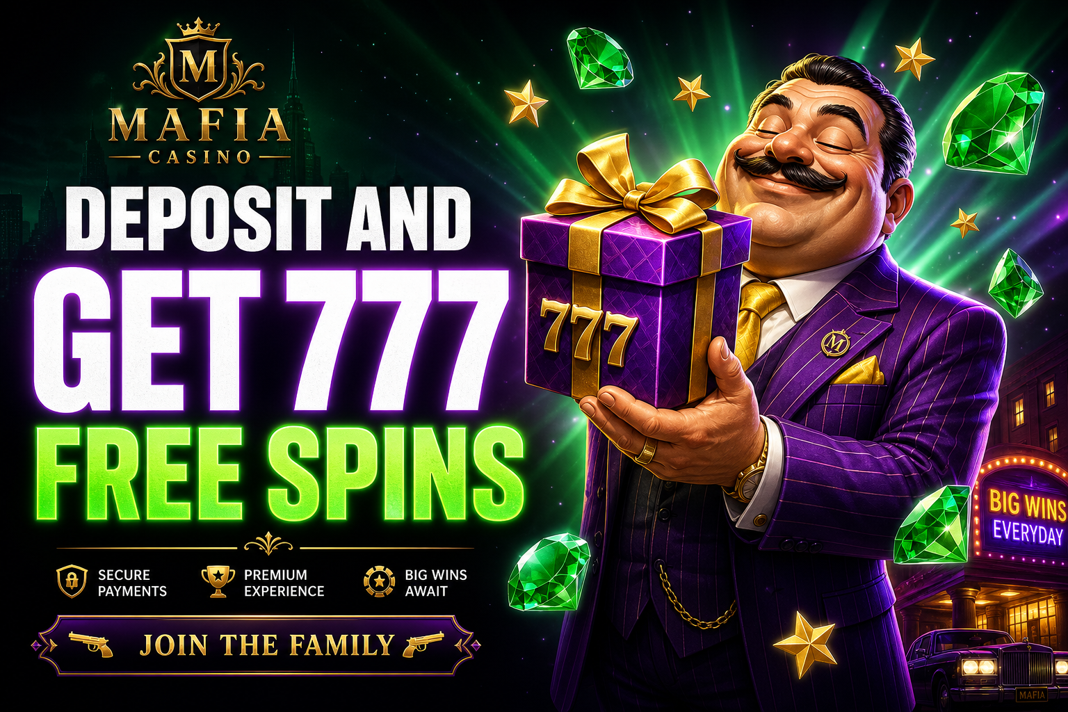 Deposit and get 777 free spins at CasinOK